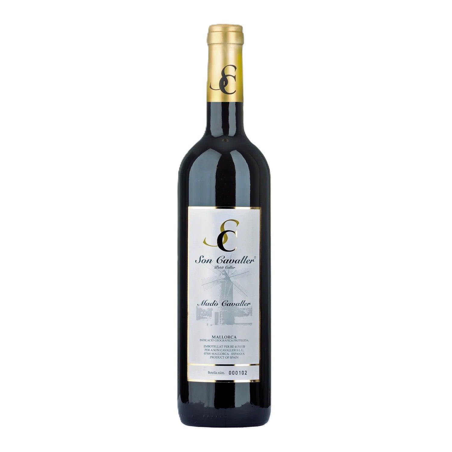 Eine feine Flasche Rotwein der Bodega Son Cavaller, Mallorca, kräftige Sira-Merlot - Cabernet Trauben, limitierte Abfüllung!